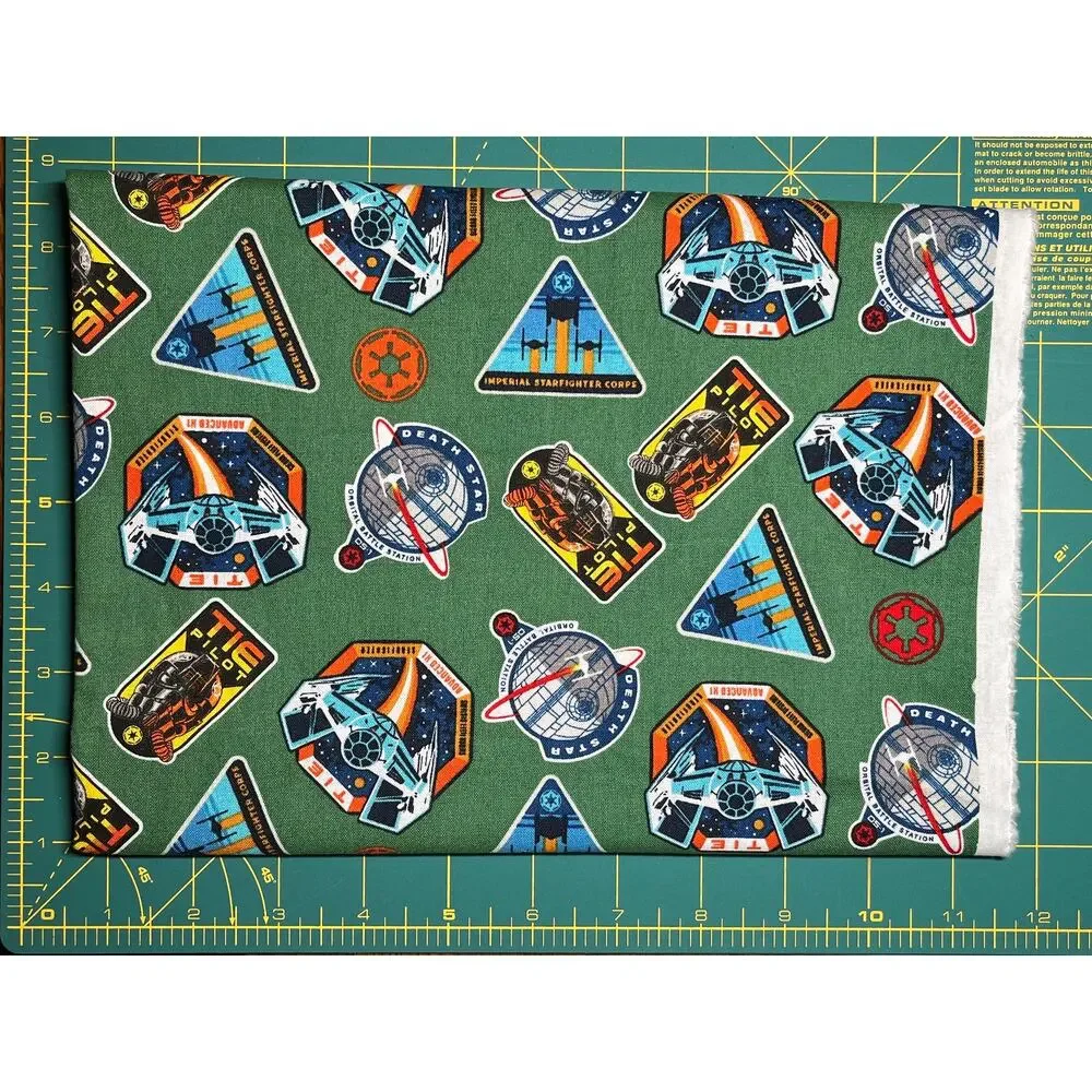 Star Wars Mission Patches Cotton Fabric 3/8 yard | Destash